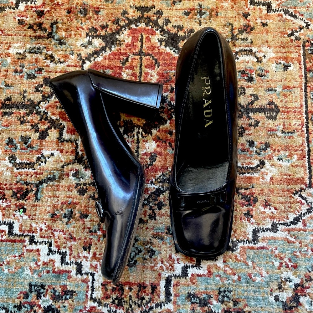 Prada Black Heels
